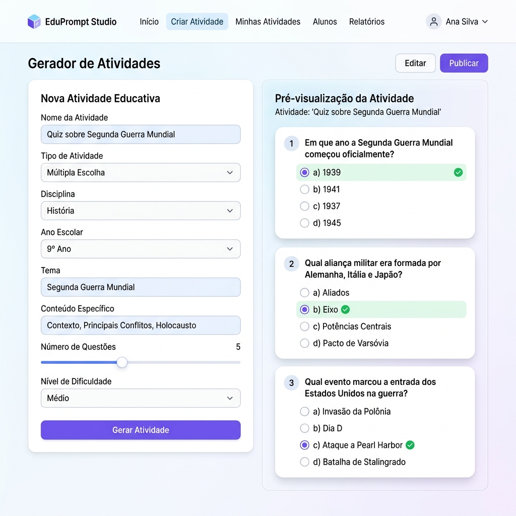 EduPronto Studio Interface